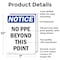 Signmission 10 in Height, 7 in Width, Aluminum, Rectangle OS-2PACK-NS-A-710-V-14757 - alternate 2